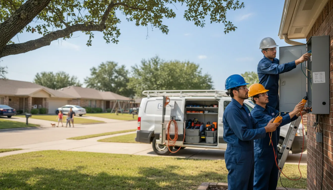 Certified electrician providing emergency electrical services in Browntown, WI